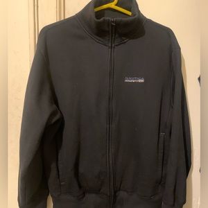 Collectible Nautica Track Jacket Black with Sky blue Saude great item to have